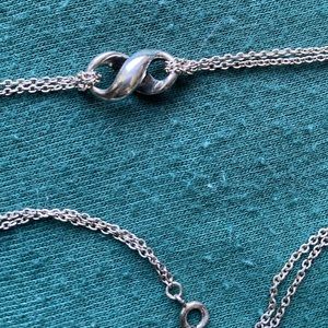 Tiffany & Co 8inch infinity necklace